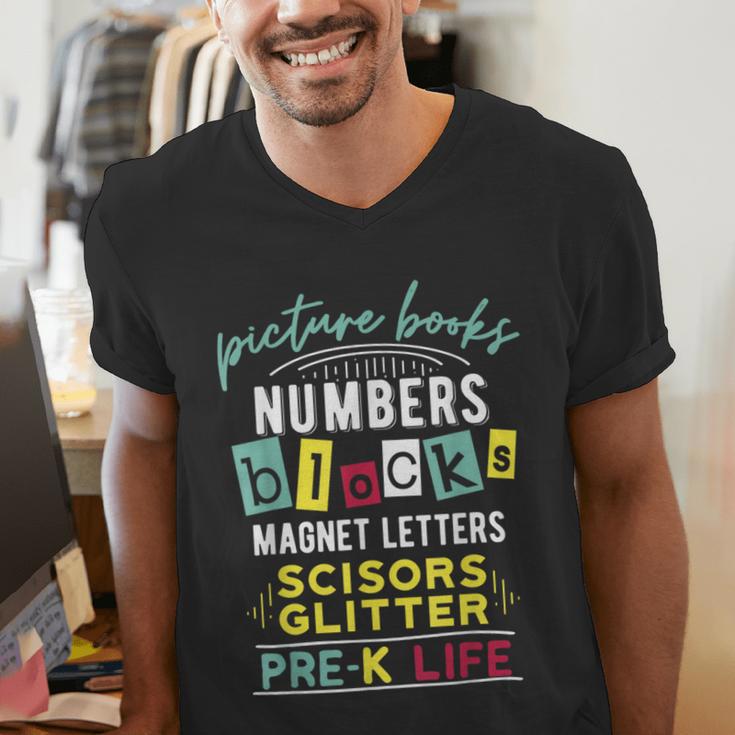 Pre-K Life Preschool Teacher Tees Men Women T-Shirt Men's V-Neck T-Shirt, funny gift Pre-K Life Preschool Teacher Tees Men Women T-Shirt Men's V-Neck T-Shirt, funny gift