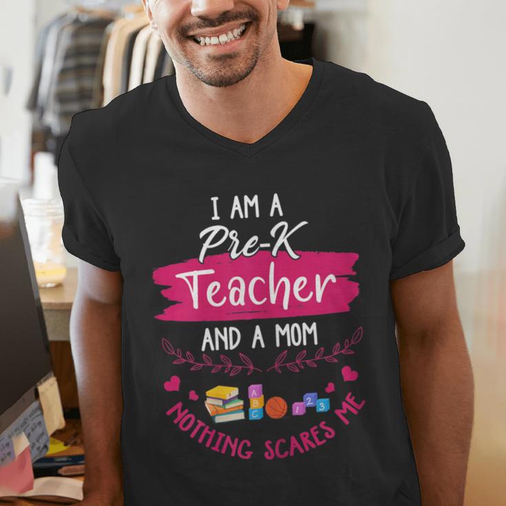 PreK Teacher Mom Shirt Preschool Teacher Mother For Women Men's V-Neck T-Shirt, funny gift PreK Teacher Mom Shirt Preschool Teacher Mother For Women Men's V-Neck T-Shirt, funny gift