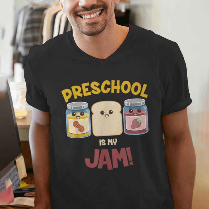 Preschool Is My Jam Teacher Shirt Men's V-Neck T-Shirt, funny gift Preschool Is My Jam Teacher Shirt Men's V-Neck T-Shirt, funny gift
