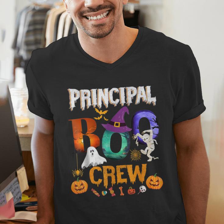 Principal Boo Crew Teacher Student Halloween Costume For Men Women Kids Men's V-Neck T-Shirt, funny gift Principal Boo Crew Teacher Student Halloween Costume For Men Women Kids Men's V-Neck T-Shirt, funny gift