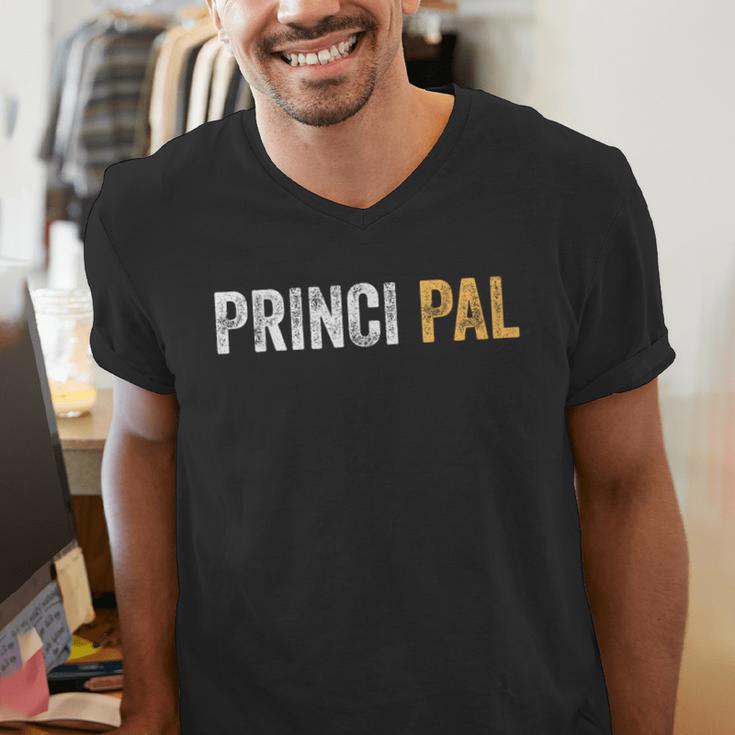 Principal School Teacher Friend Men Women Men's V-Neck T-Shirt, funny gift Principal School Teacher Friend Men Women Men's V-Neck T-Shirt, funny gift