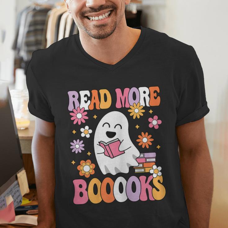 Read More Books Groovy Halloween Teacher Women Men's V-Neck T-Shirt, Groovy Teacher Shirts, funny gift Read More Books Groovy Halloween Teacher Women Men's V-Neck T-Shirt, Groovy Teacher Shirts, funny gift