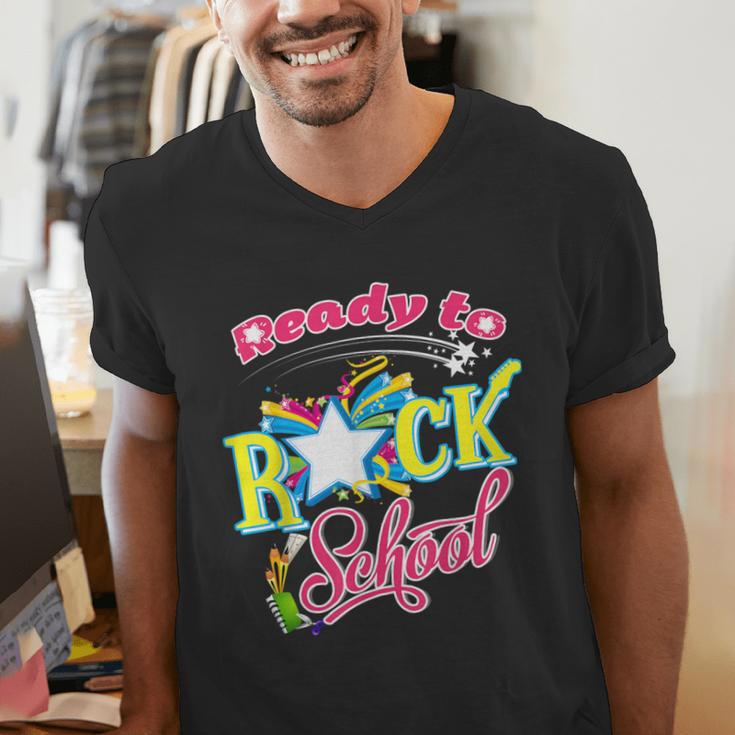 Ready To Rock School Shirt Students And Teachers Men's V-Neck T-Shirt, funny gift Ready To Rock School Shirt Students And Teachers Men's V-Neck T-Shirt, funny gift