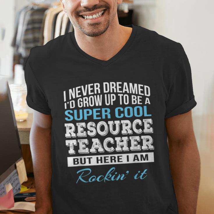 Resource Teacher Tshirt Men Women Men's V-Neck T-Shirt, funny gift Resource Teacher Tshirt Men Women Men's V-Neck T-Shirt, funny gift