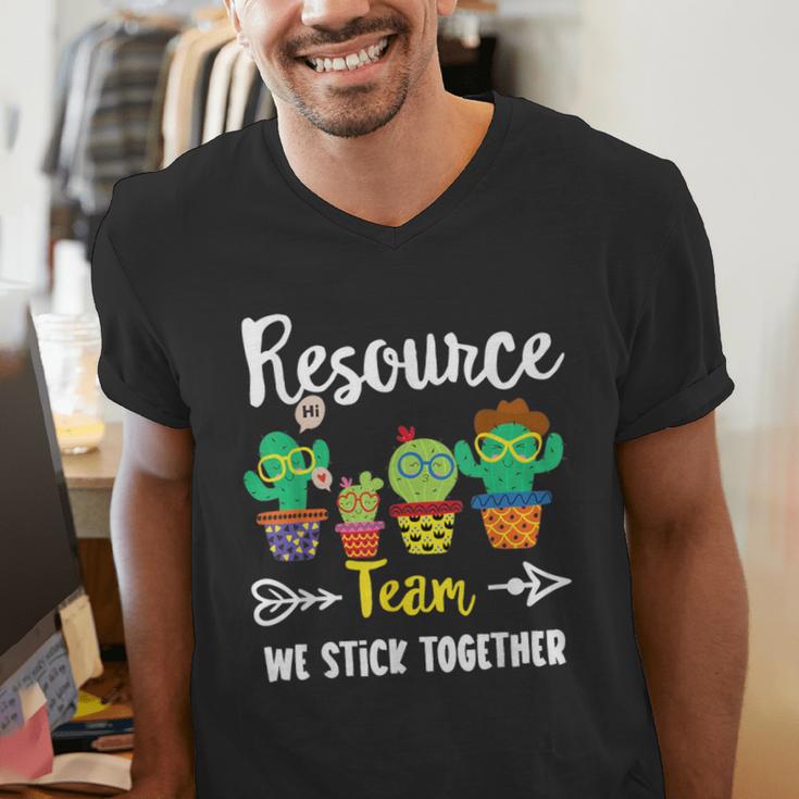 Resource Team Cactus Crew Resource Teacher Squad Men's V-Neck T-Shirt, funny gift Resource Team Cactus Crew Resource Teacher Squad Men's V-Neck T-Shirt, funny gift