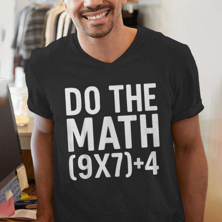 Retro Do The Math Teacher For Men Women Kid Boy Girl Men's V-Neck T-Shirt, funny gift Retro Do The Math Teacher For Men Women Kid Boy Girl Men's V-Neck T-Shirt, funny gift