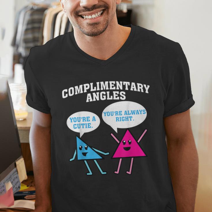 Right Acute Triangle Math Teacher Cool Geometry Men's V-Neck T-Shirt, funny gift Right Acute Triangle Math Teacher Cool Geometry Men's V-Neck T-Shirt, funny gift