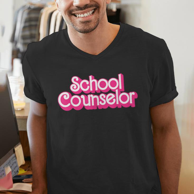 School Counselor Back To School Teacher Life Men's V-Neck T-Shirt, funny gift School Counselor Back To School Teacher Life Men's V-Neck T-Shirt, funny gift