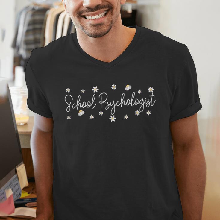 School Psychologist Psychology Teacher Men's V-Neck T-Shirt, funny gift