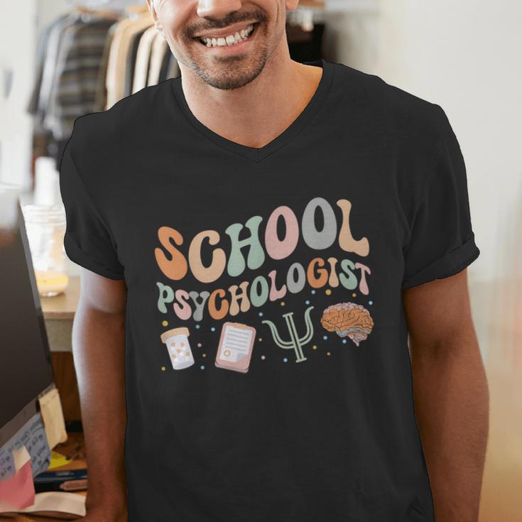 School Psychologist Teacher Psychology School Psychologist Men's V-Neck T-Shirt, funny gift School Psychologist Teacher Psychology School Psychologist Men's V-Neck T-Shirt, funny gift