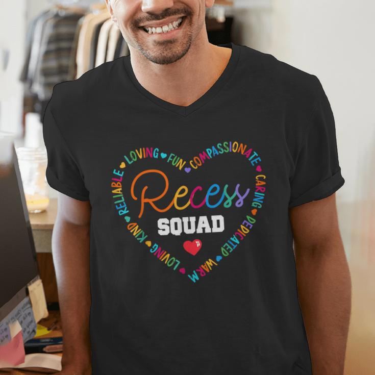 School For Teachers Students Monitor Recess Crew Team Men's V-Neck T-Shirt, funny gift School For Teachers Students Monitor Recess Crew Team Men's V-Neck T-Shirt, funny gift