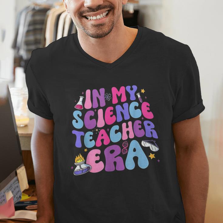 In My Science Teacher Era Teacher Men's V-Neck T-Shirt, Science Teacher Shirts, funny gift In My Science Teacher Era Teacher Men's V-Neck T-Shirt, Science Teacher Shirts, funny gift