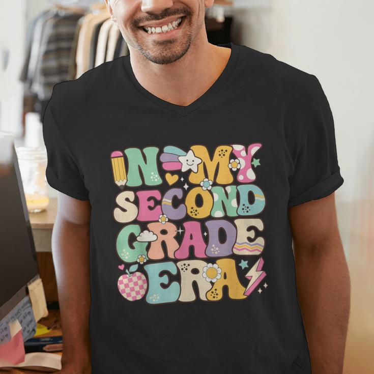 In My Second Grade Era Girl Back To School 2nd Grade Teacher Men's V-Neck T-Shirt, 2nd Grade Teacher Shirts, funny gift In My Second Grade Era Girl Back To School 2nd Grade Teacher Men's V-Neck T-Shirt, 2nd Grade Teacher Shirts, funny gift