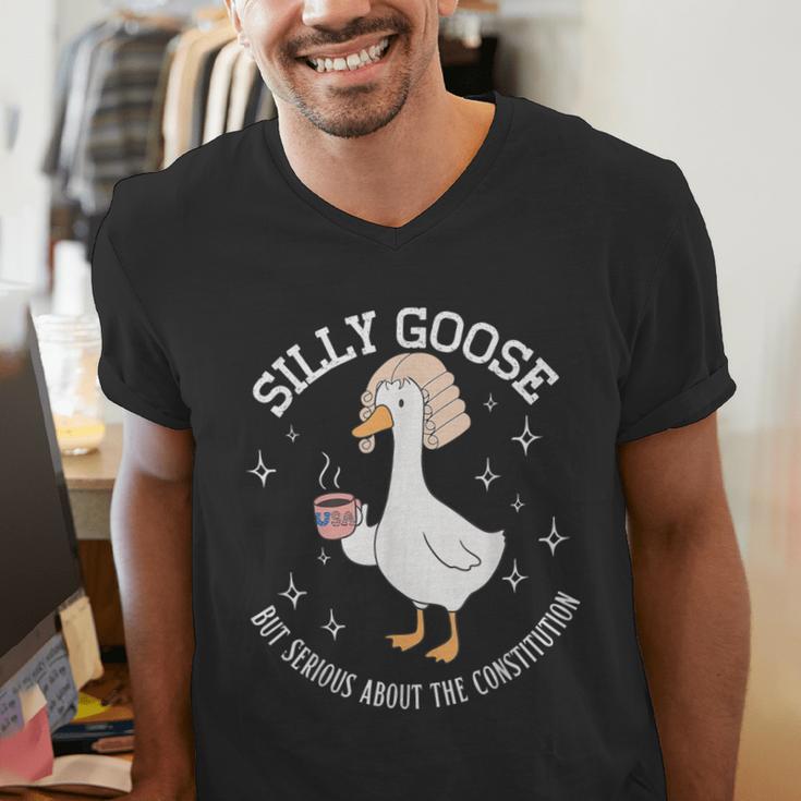 Silly Goose Constitution History Teacher Middle School Men's V-Neck T-Shirt, History Teacher Shirts, funny gift Silly Goose Constitution History Teacher Middle School Men's V-Neck T-Shirt, History Teacher Shirts, funny gift