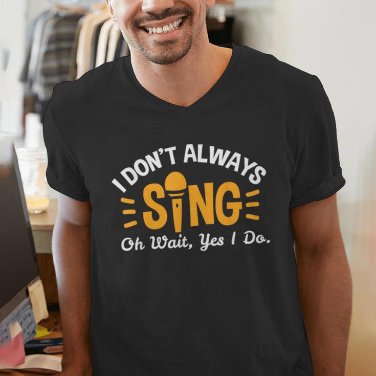 Singer Musician Music Musical Teacher Singing Men's V-Neck T-Shirt, funny gift