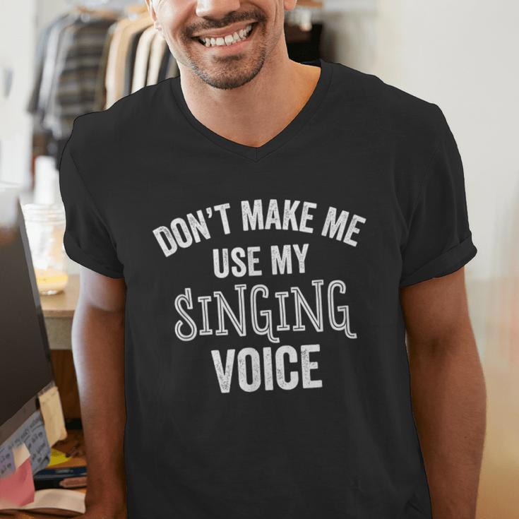 Singing Voice Singer Choir Chorus Music Teacher For Men Women Girls Kids Men's V-Neck T-Shirt, funny gift