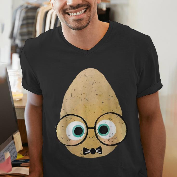 The Smart Seed Good Egg Teacher Halloween Costume Food Group Men's V-Neck T-Shirt, funny gift The Smart Seed Good Egg Teacher Halloween Costume Food Group Men's V-Neck T-Shirt, funny gift