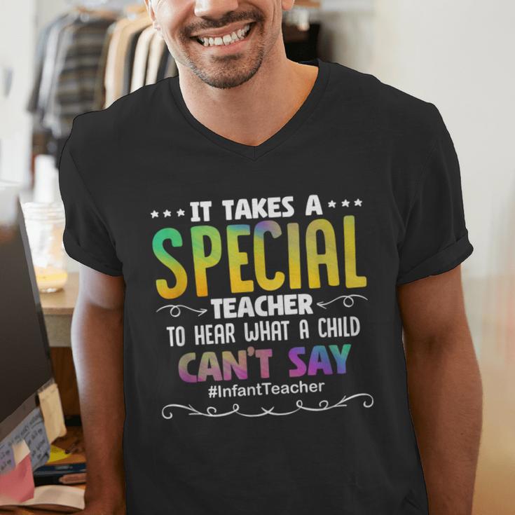 Special Teacher Daycare School Childcare Infant Teacher Men's V-Neck T-Shirt, funny gift Special Teacher Daycare School Childcare Infant Teacher Men's V-Neck T-Shirt, funny gift