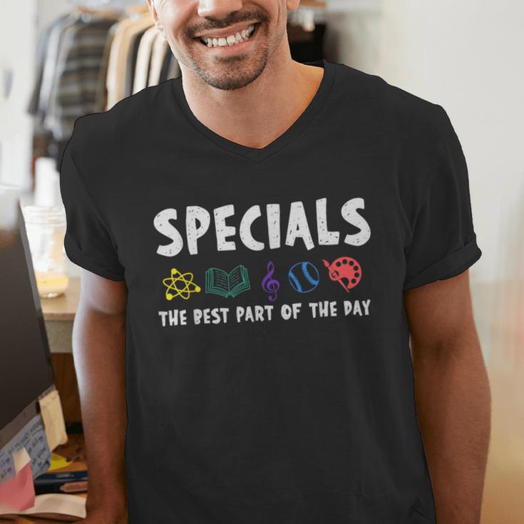 Specials The Best Part Of The Day Men Women Teacher Men's V-Neck T-Shirt, funny gift