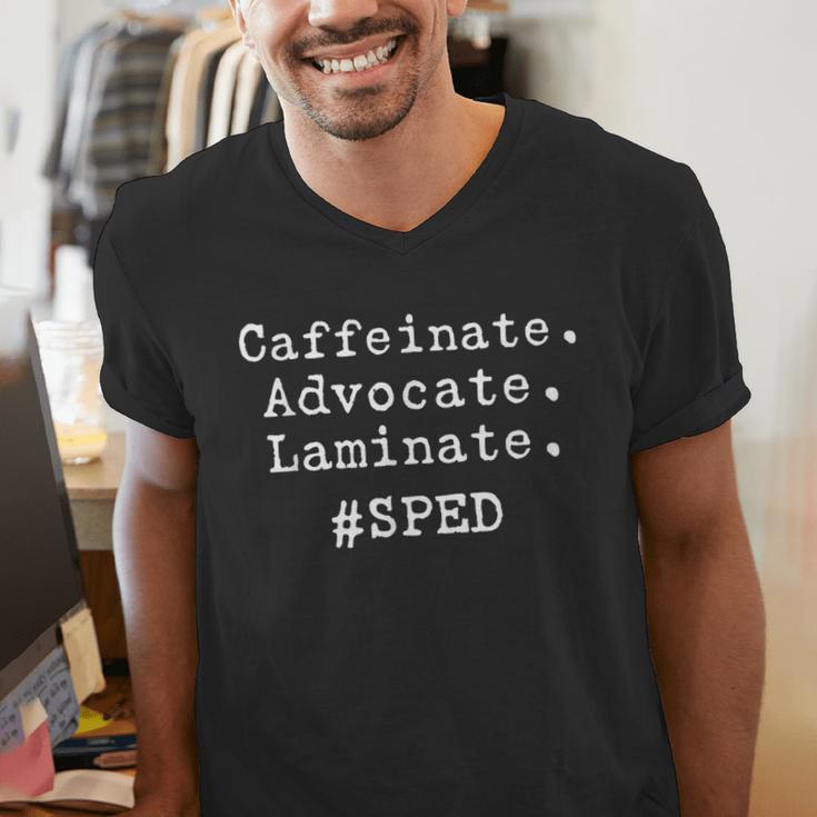 SPED Special Ed Teacher Para Aide Assistant For Men Women Men's V-Neck T-Shirt, funny gift SPED Special Ed Teacher Para Aide Assistant For Men Women Men's V-Neck T-Shirt, funny gift