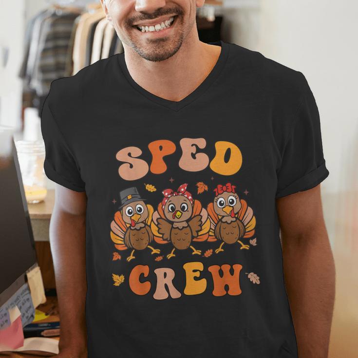 Sped Teacher Crew Thanksgiving Special Education Teacher Men's V-Neck T-Shirt, funny gift Sped Teacher Crew Thanksgiving Special Education Teacher Men's V-Neck T-Shirt, funny gift