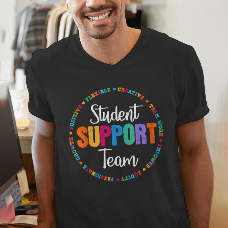 Student Support Team Counselor Social Worker Teacher Crew Men's V-Neck T-Shirt, funny gift