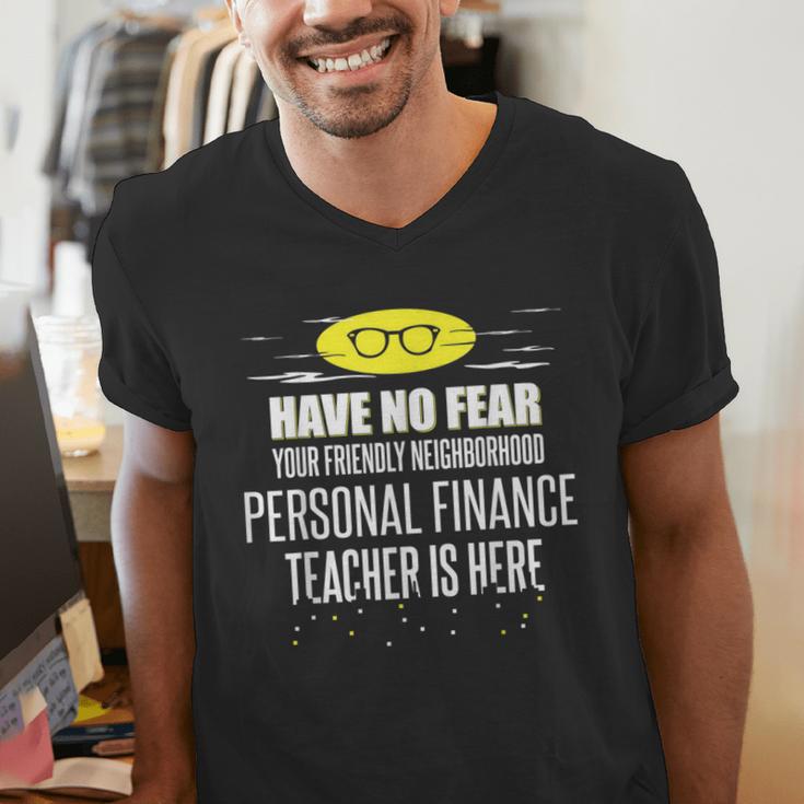 Super Personal Finance Teacher Have No Fear T-Shirt Men's V-Neck T-Shirt, Super Teacher Shirts, funny gift Super Personal Finance Teacher Have No Fear T-Shirt Men's V-Neck T-Shirt, Super Teacher Shirts, funny gift