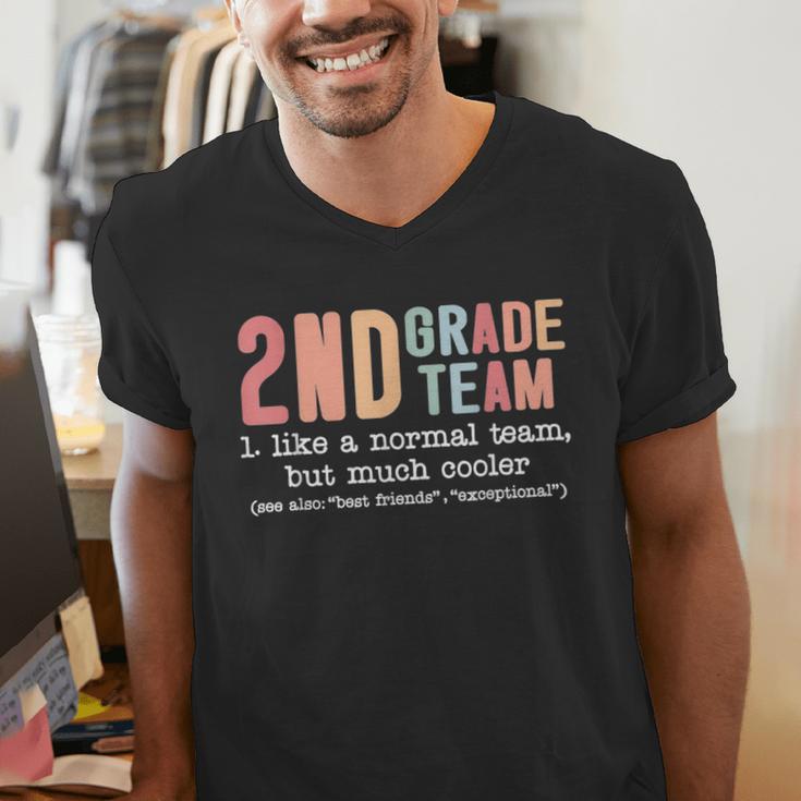 Teacher 2ND Grade Team Like a Normal Team But Much Cooler Men's V-Neck T-Shirt, 2nd Grade Teacher Shirts, funny gift Teacher 2ND Grade Team Like a Normal Team But Much Cooler Men's V-Neck T-Shirt, 2nd Grade Teacher Shirts, funny gift