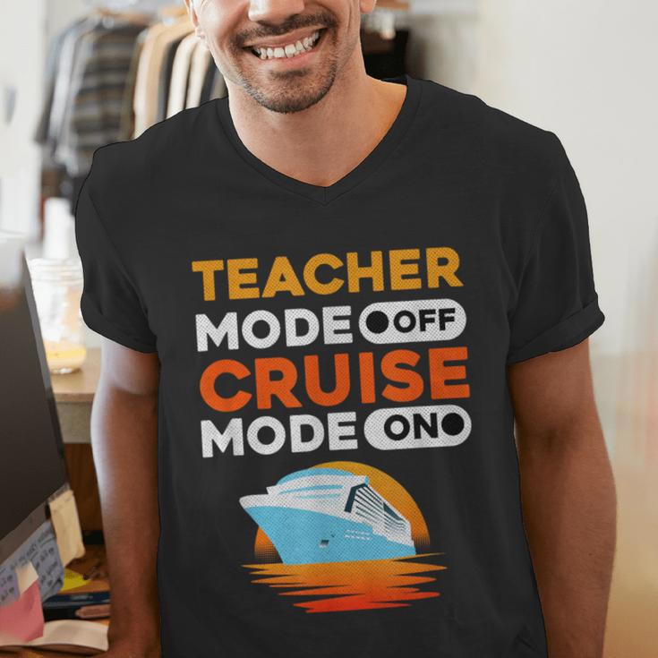 Teacher Cruise Shirt Cruise Mode Men Women Men's V-Neck T-Shirt, funny gift Teacher Cruise Shirt Cruise Mode Men Women Men's V-Neck T-Shirt, funny gift