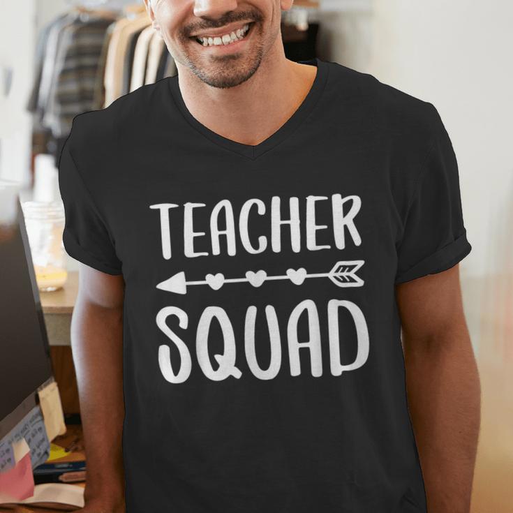 Teacher Squad Shirt Men Women Teacher Team Men's V-Neck T-Shirt, funny gift