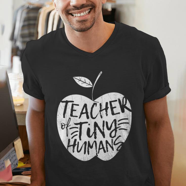 Teacher Of Tiny Humans Preschool Kindergarten Teacher Men's V-Neck T-Shirt, funny gift Teacher Of Tiny Humans Preschool Kindergarten Teacher Men's V-Neck T-Shirt, funny gift