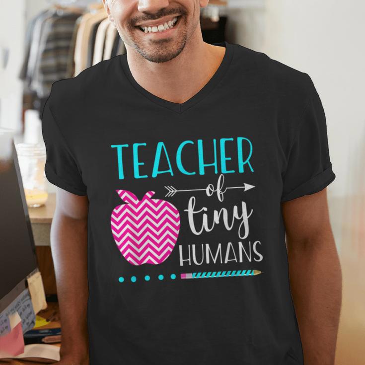 Teacher Of Tiny Humans Preschool Pre K Kindergarten Teacher Men's V-Neck T-Shirt, funny gift Teacher Of Tiny Humans Preschool Pre K Kindergarten Teacher Men's V-Neck T-Shirt, funny gift