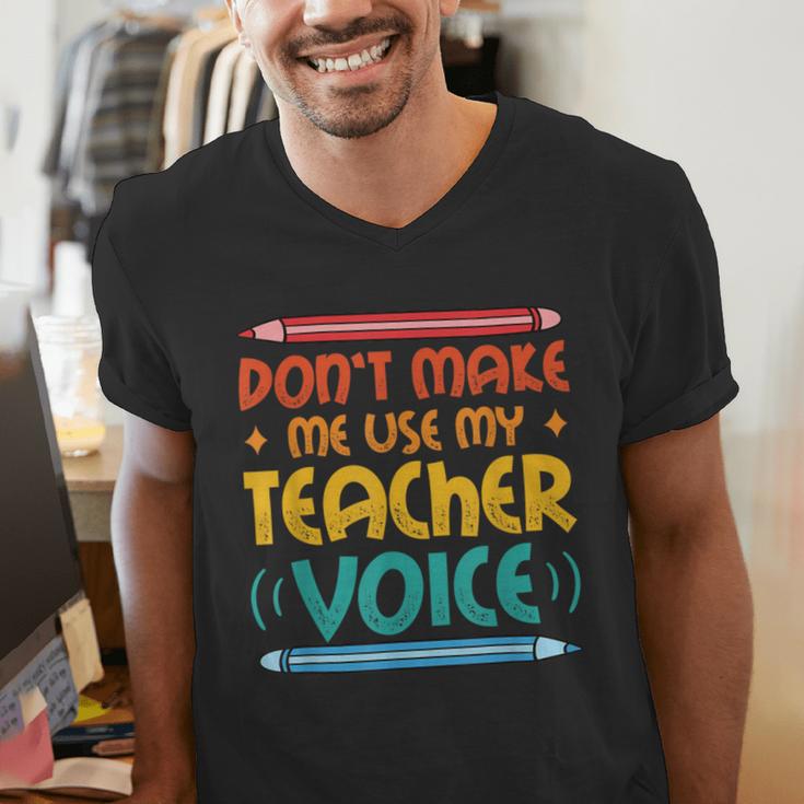 Teacher Voice Teacherlife Primary School Teacher Men's V-Neck T-Shirt, funny gift Teacher Voice Teacherlife Primary School Teacher Men's V-Neck T-Shirt, funny gift