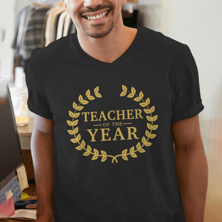 Teacher Of The Year Greatest Ever Award Day Men's V-Neck T-Shirt, funny gift Teacher Of The Year Greatest Ever Award Day Men's V-Neck T-Shirt, funny gift