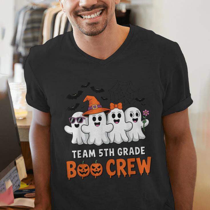 Team 5th Grade Boo Crew Halloween Teacher Student Costume Men's V-Neck T-Shirt, funny gift Team 5th Grade Boo Crew Halloween Teacher Student Costume Men's V-Neck T-Shirt, funny gift