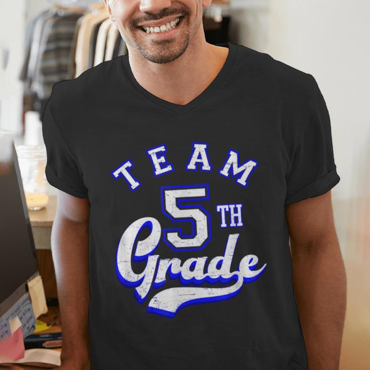 Team 5th Grade Fifth For Teacher Or Students Men's V-Neck T-Shirt, funny gift Team 5th Grade Fifth For Teacher Or Students Men's V-Neck T-Shirt, funny gift