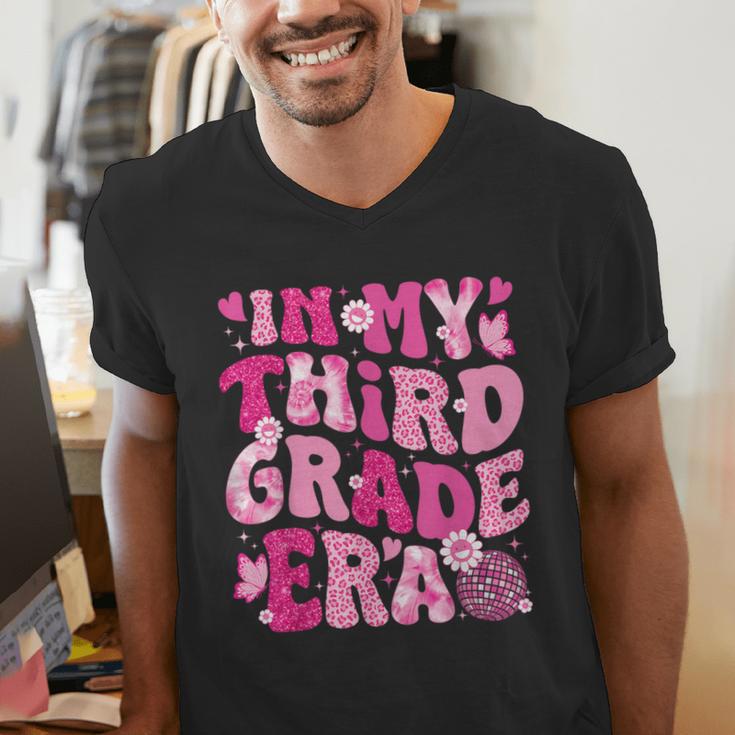 In My Third Grade Era Teachers Women Back To School Girls Men's V-Neck T-Shirt, funny gift