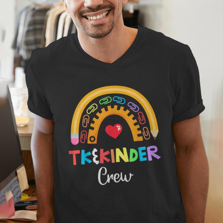 TK And Kinder Crew TK Teacher Transitional Kindergarten PreK Men's V-Neck T-Shirt, funny gift TK And Kinder Crew TK Teacher Transitional Kindergarten PreK Men's V-Neck T-Shirt, funny gift