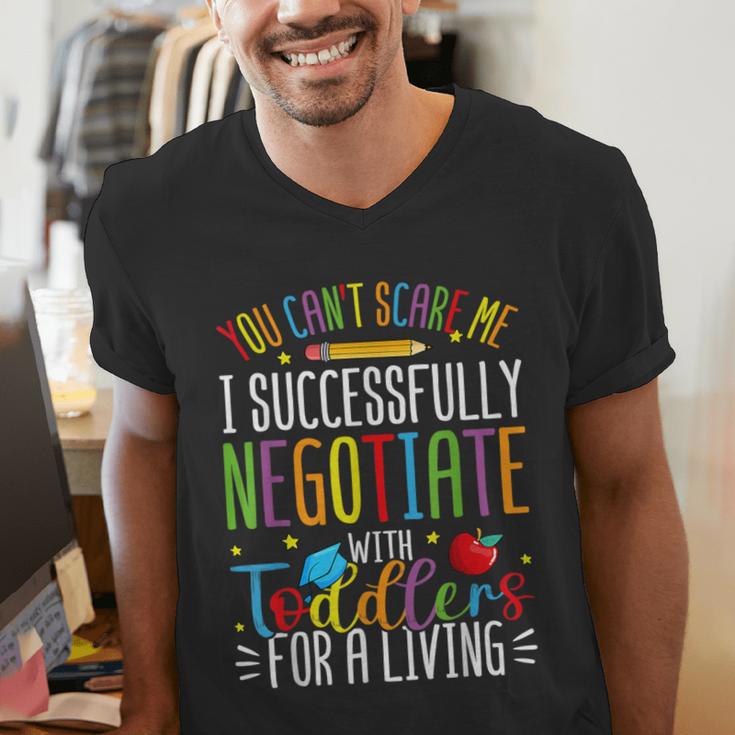 Toddler Negotiator Preschool Teacher Humor Babysitters Men's V-Neck T-Shirt, funny gift Toddler Negotiator Preschool Teacher Humor Babysitters Men's V-Neck T-Shirt, funny gift