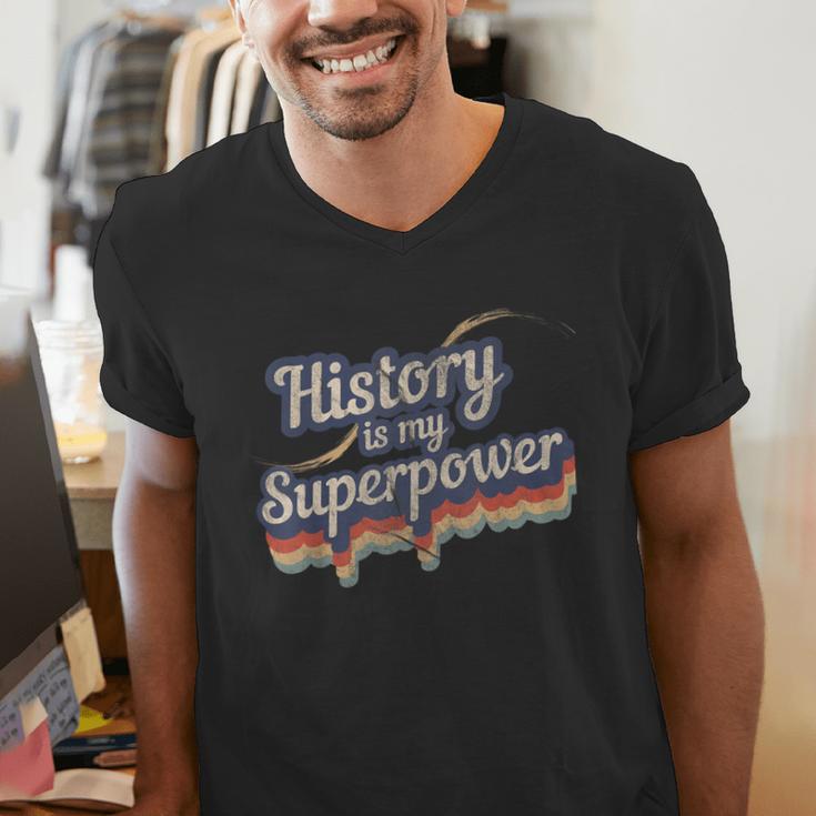 History Is My Superpower History Teacher Shirt T-Shirt Men's V-Neck T-Shirt, History Teacher Shirts, funny gift History Is My Superpower History Teacher Shirt T-Shirt Men's V-Neck T-Shirt, History Teacher Shirts, funny gift