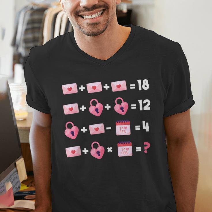 Valentines Day Order Of Operations Valentines Math Teacher Men's V-Neck T-Shirt, funny gift Valentines Day Order Of Operations Valentines Math Teacher Men's V-Neck T-Shirt, funny gift