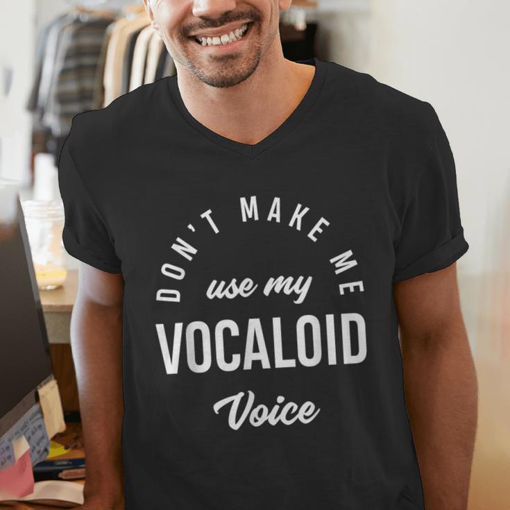 Vocaloid Voice Vocal Music Teacher Singer Singing Men's V-Neck T-Shirt, funny gift Vocaloid Voice Vocal Music Teacher Singer Singing Men's V-Neck T-Shirt, funny gift