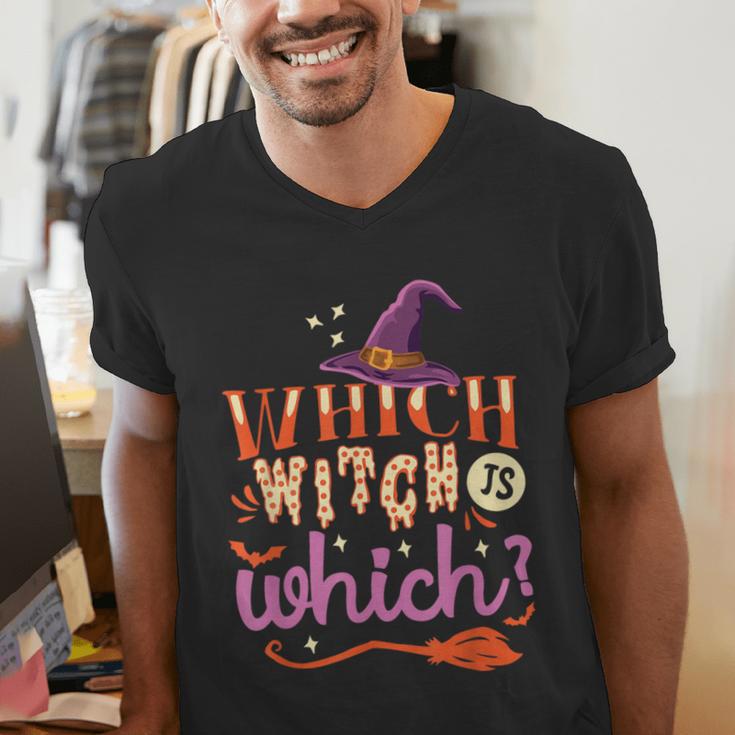 Which Witch Is Which Halloween English Teacher Men's V-Neck T-Shirt, English Teacher Shirts, funny gift Which Witch Is Which Halloween English Teacher Men's V-Neck T-Shirt, English Teacher Shirts, funny gift