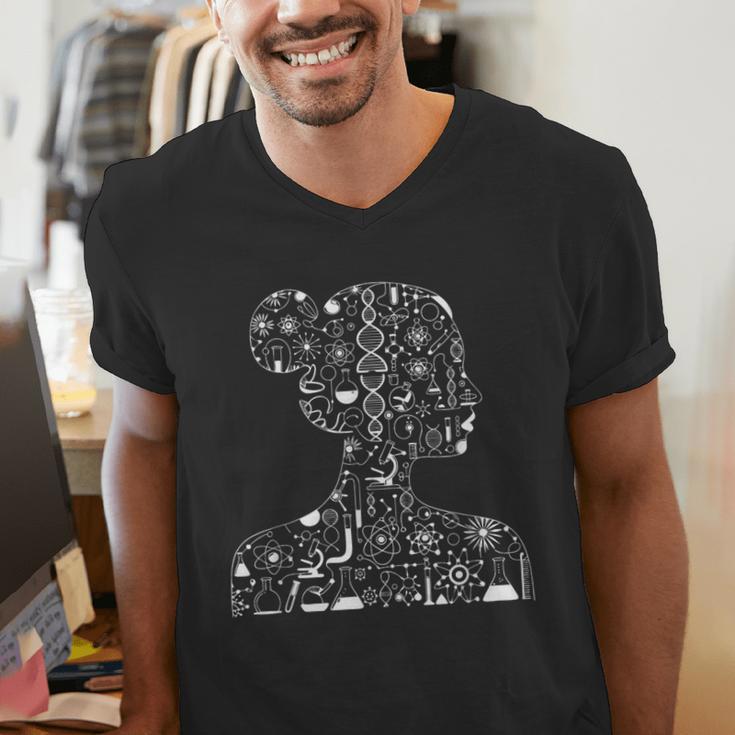 Women In Science Scientific Teacher Appreciation Chemistry Men's V-Neck T-Shirt, Science Teacher Shirts, funny gift