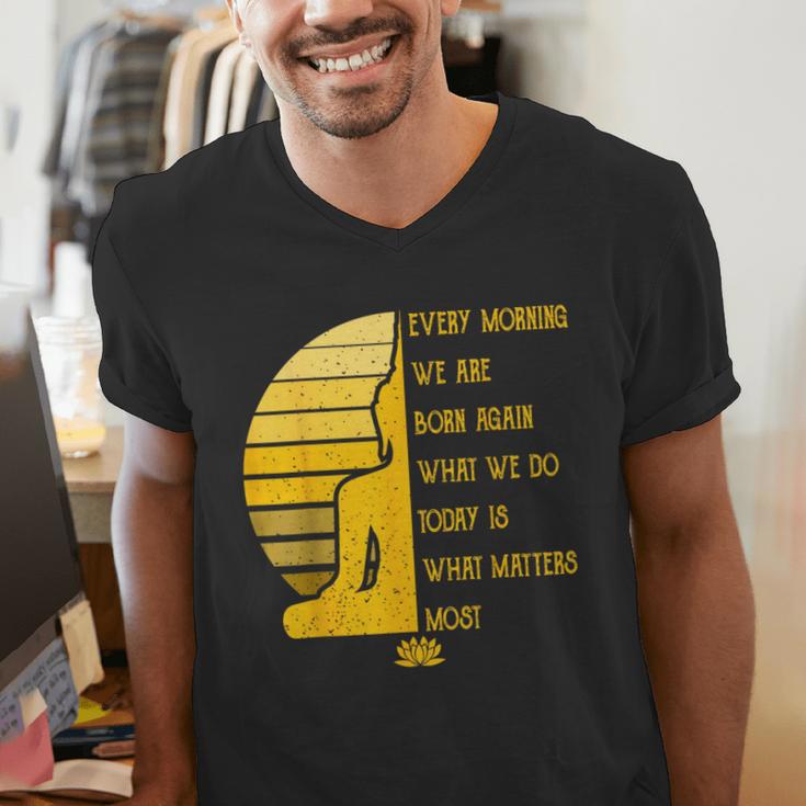 Yoga Meditation Buddha Yoga Teacher T-Shirt Men's V-Neck T-Shirt, funny gift Yoga Meditation Buddha Yoga Teacher T-Shirt Men's V-Neck T-Shirt, funny gift