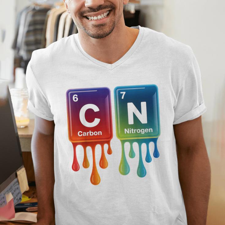 6 7 Science Chemistry Teacher Periodic Table Meme Tee Men's V-Neck T-Shirt, Science Teacher Shirts, funny gift