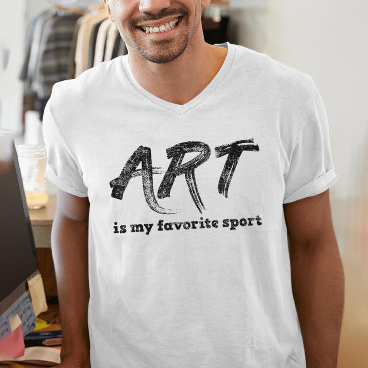 Art Teacher Men's V-Neck T-Shirt, funny gift Art Teacher Men's V-Neck T-Shirt, funny gift