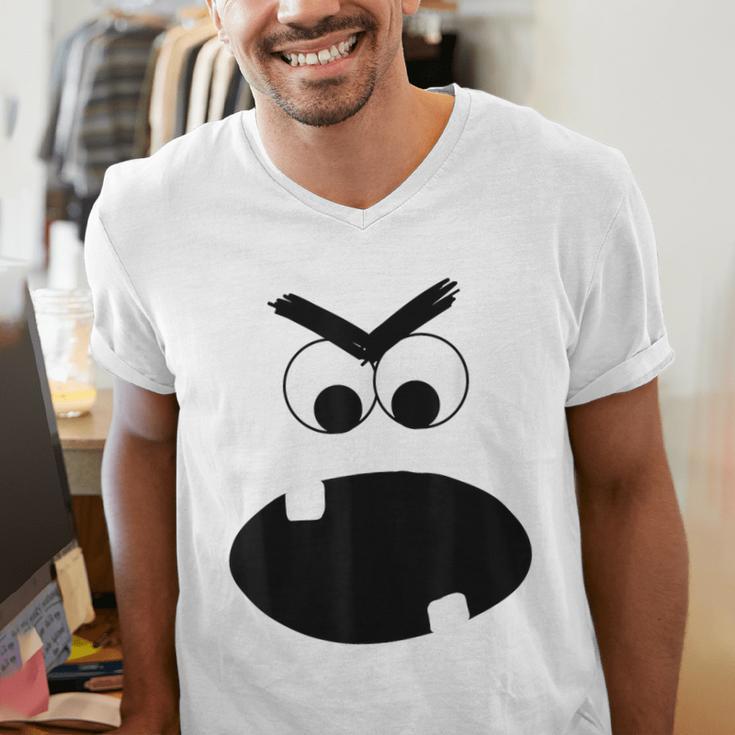 Carrot Teacher Matching Halloween Costume Men's V-Neck T-Shirt, funny gift Carrot Teacher Matching Halloween Costume Men's V-Neck T-Shirt, funny gift