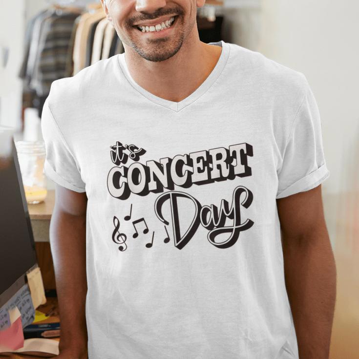 The Concert Day Elementary Music Teacher First Day Of School Men's V-Neck T-Shirt, funny gift