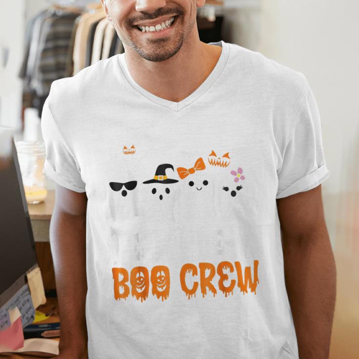 Cute Ghost Team Pre K Boo Crew Halloween Teacher Student Men's V-Neck T-Shirt, funny gift Cute Ghost Team Pre K Boo Crew Halloween Teacher Student Men's V-Neck T-Shirt, funny gift